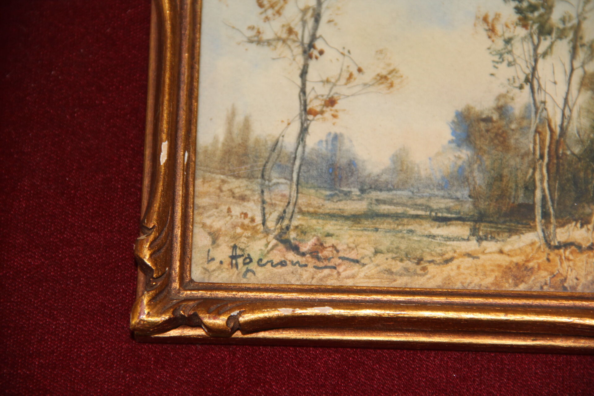 Watercolor Louis Noel Ageron