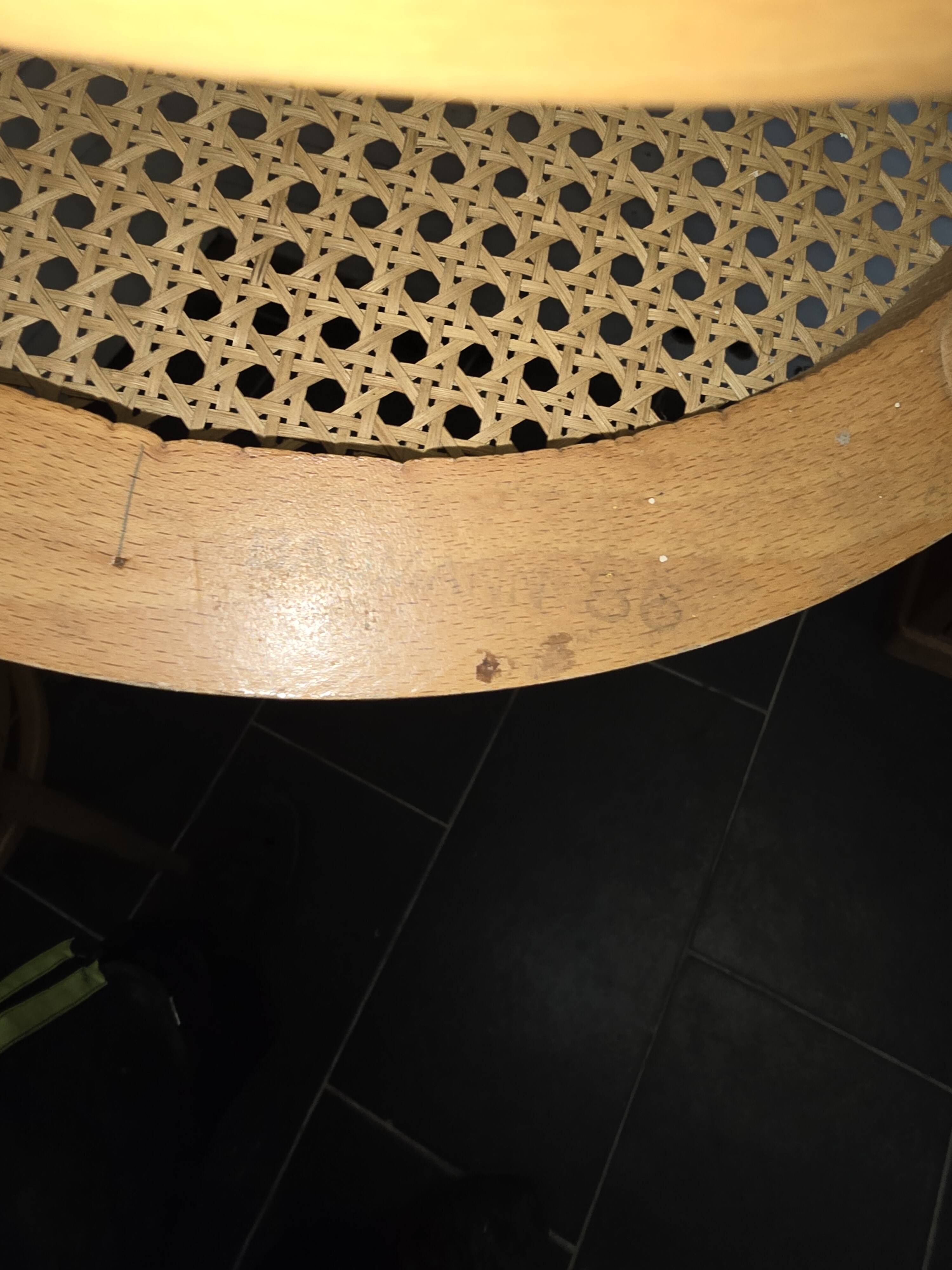 Paire de chaises de bistrot Baumann