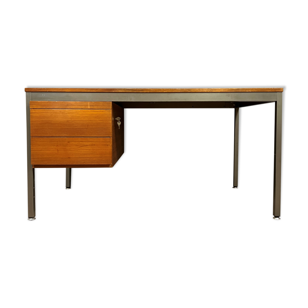 Mouvement Mobile Pour Detente Bureau En Acier Chromé 3 Cavaliers Annees 70