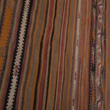 Vintage Turkish rug from Oushak, hand-woven 166x369 cm