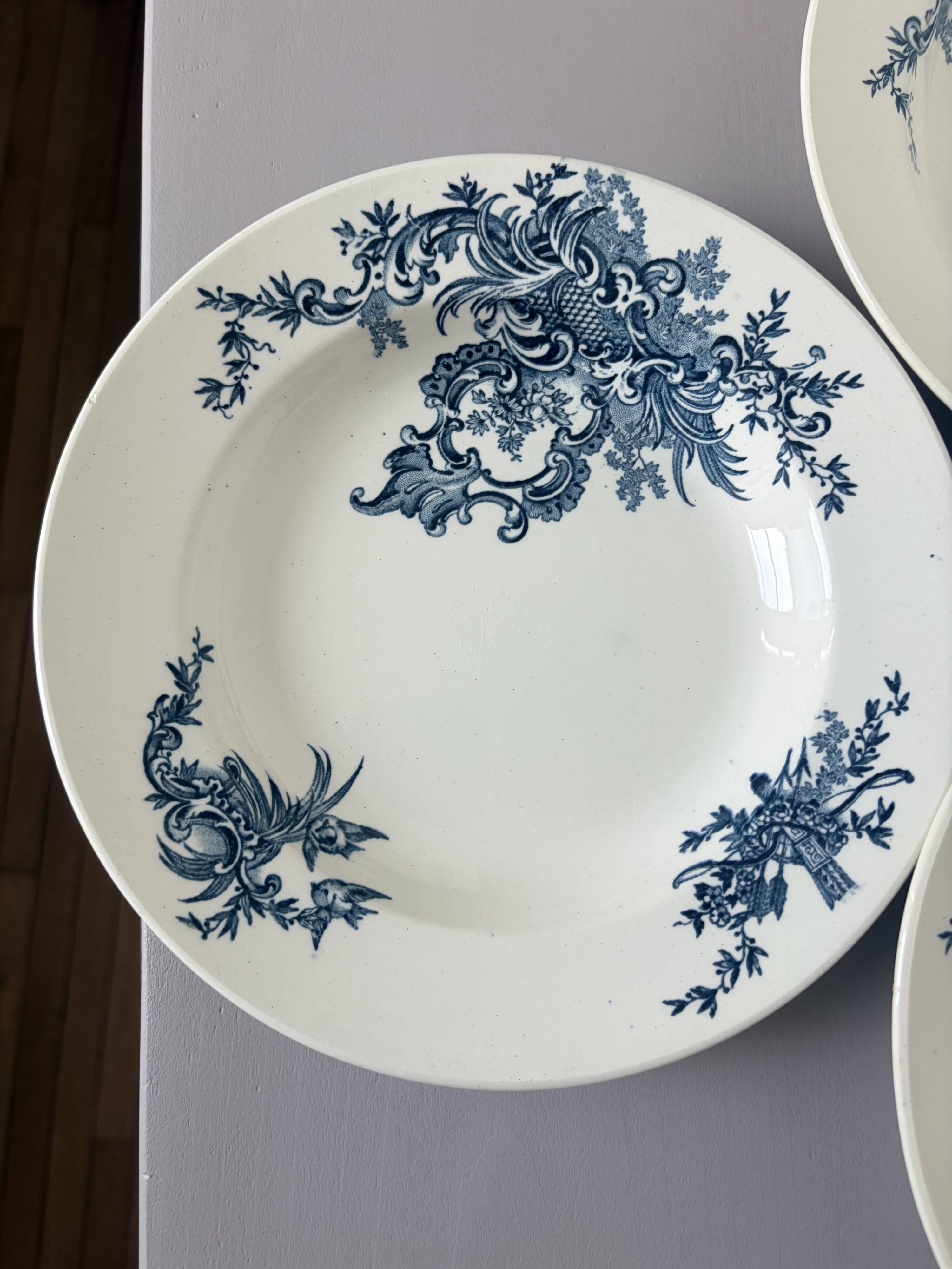 3 vintage deep plates from BFK model Regent 220522