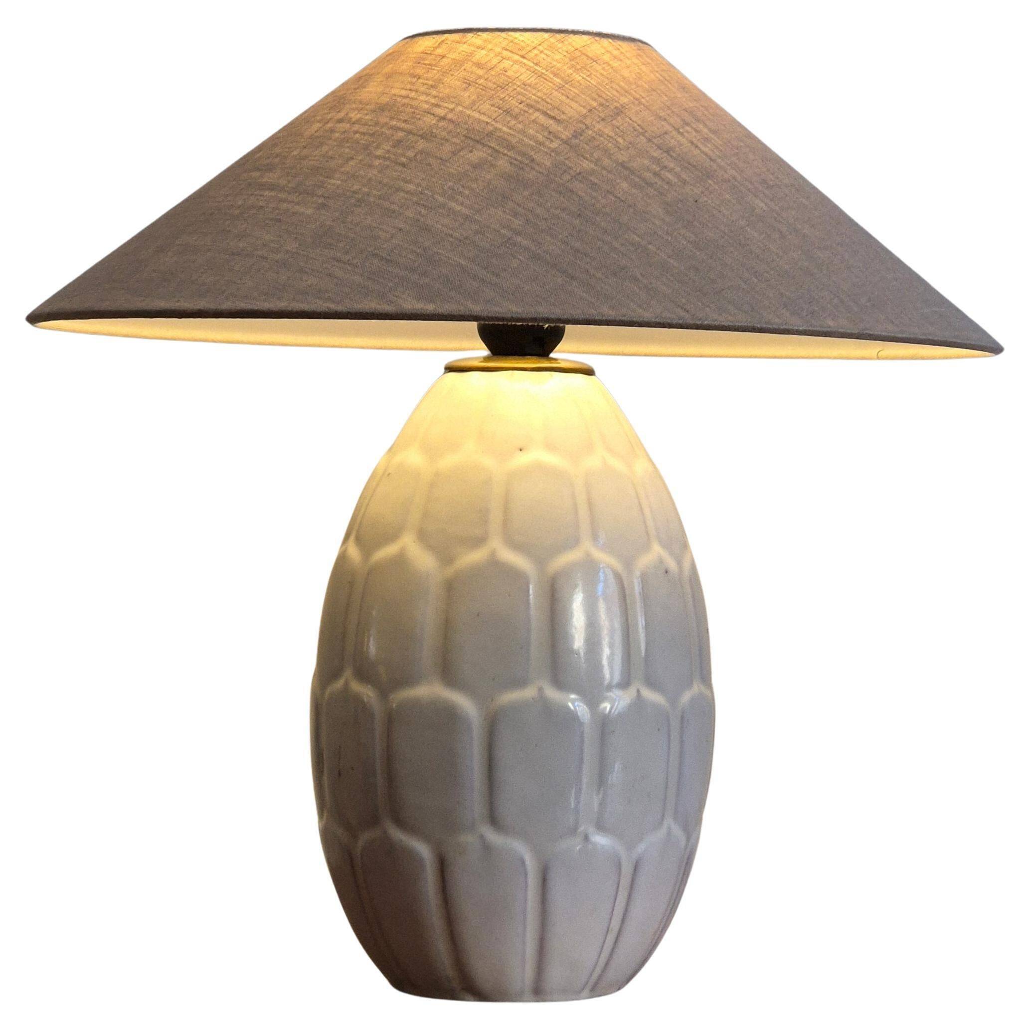 Anna-Lisa Thomson, table lamp in glazed earthenware, modern Swedish, mid-1900s.