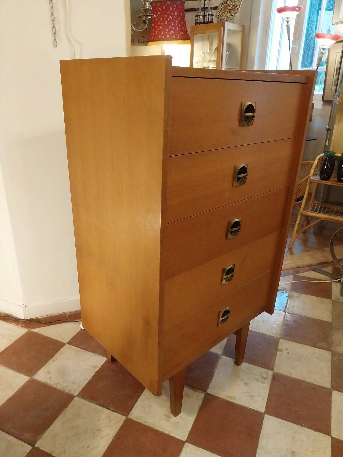 Semainier commode 5 tiroirs