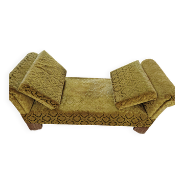 Art Deco velvet daybed