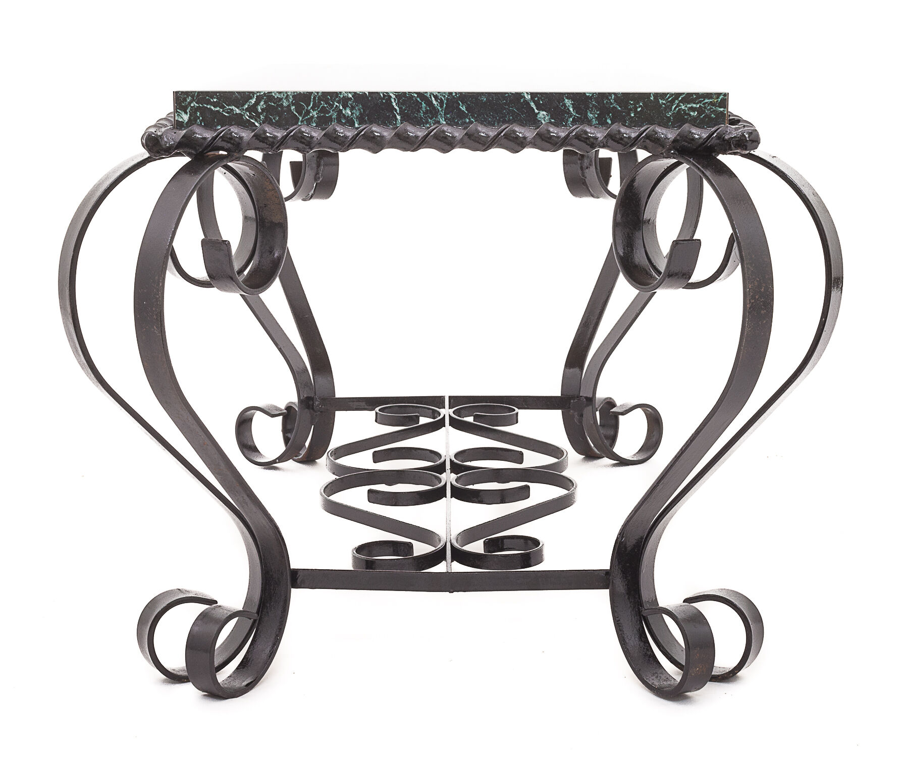 Wrought iron coffee table