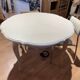 Round table with extension.