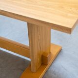 70s table with oak laminate top