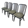 Vintage Bentwood Dining Chairs - Set of 4 Ligna Style - 1980s Yugoslavia