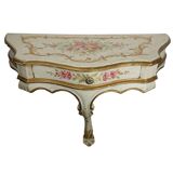 Venetian-style wall console