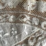 Embroidered lace cover