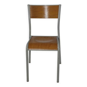 Chaises d'école françaises vintage