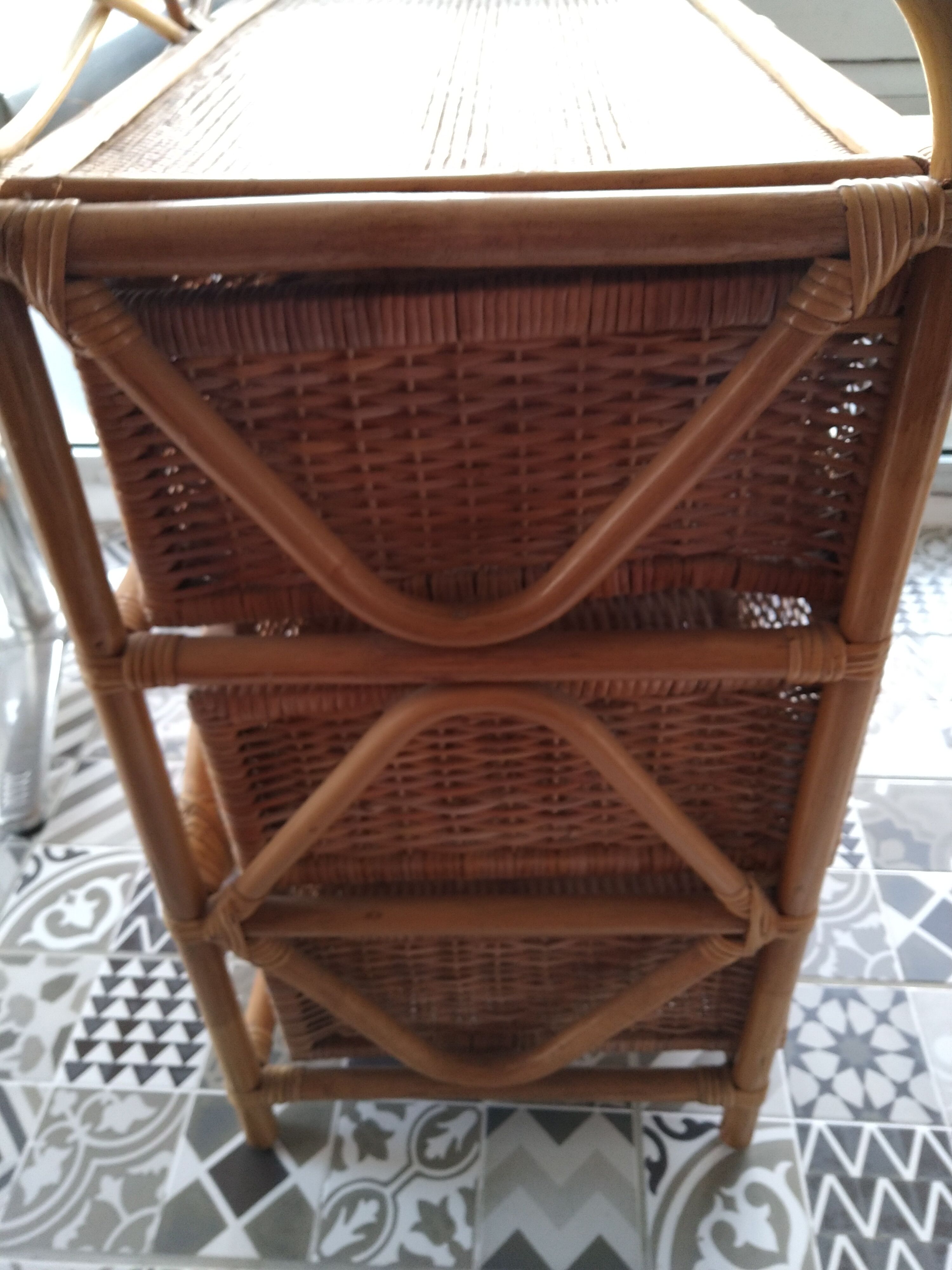 Chest of drawers rattan bamboo