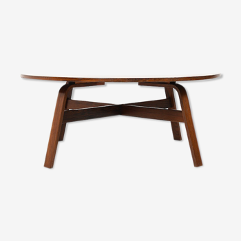 Mid century round Danish sofa table