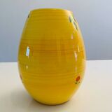 Lunéville earthenware "Egg" vase - "Cherry" Collection