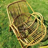 Vintage rattan lounge set