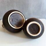 Vintage vases Dümler Breiden 055/15 and 056/20, ceramic vase WPG