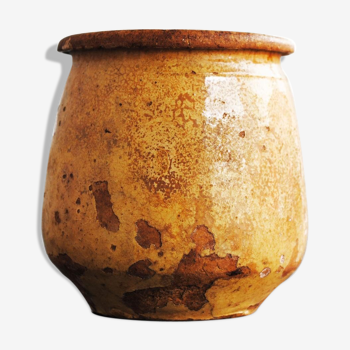 Miniature jar glazed terracotta