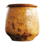 Miniature jar glazed terracotta