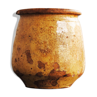 Miniature jar glazed terracotta
