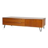 Mid-Century Teak HiFi Lowboard by WK Möbel - 1960s