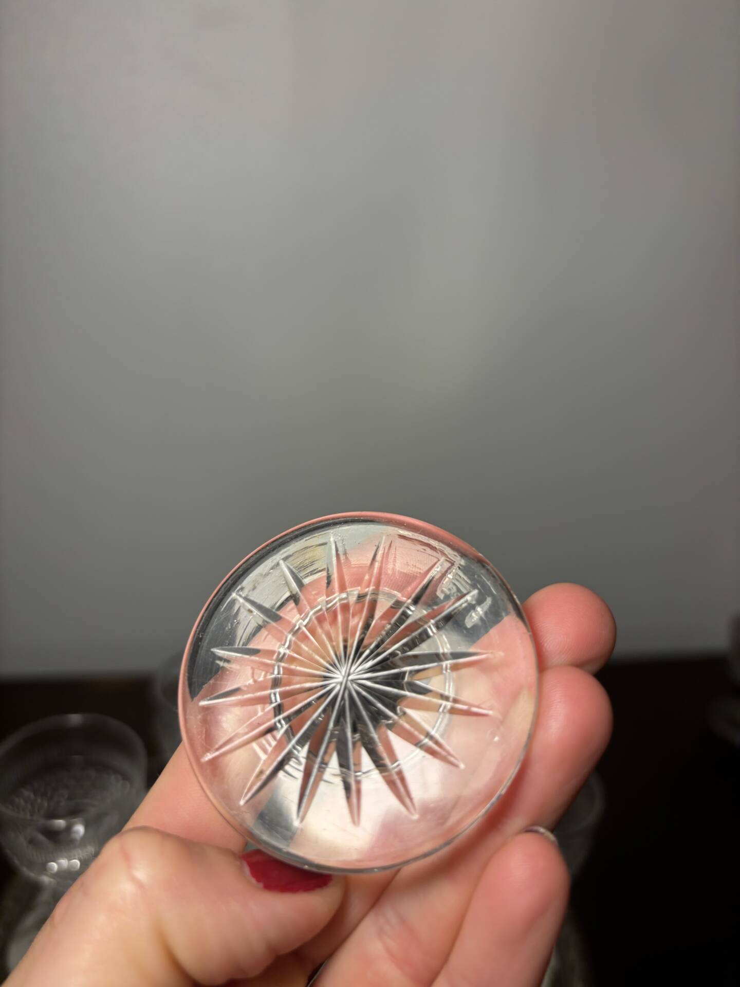7p. Glasses Saint Louis Trianon model