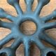 Brutalist Danish candle holder from the mid-century in cast iron by Jens H. Quistgaard.