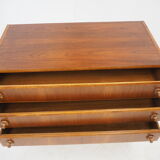 1960 Rare Teak and Oak Chest of Drawers by Krasna Jizba ,Czechoslovakia