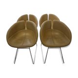 fjord dining chairs set of 4 by moroso