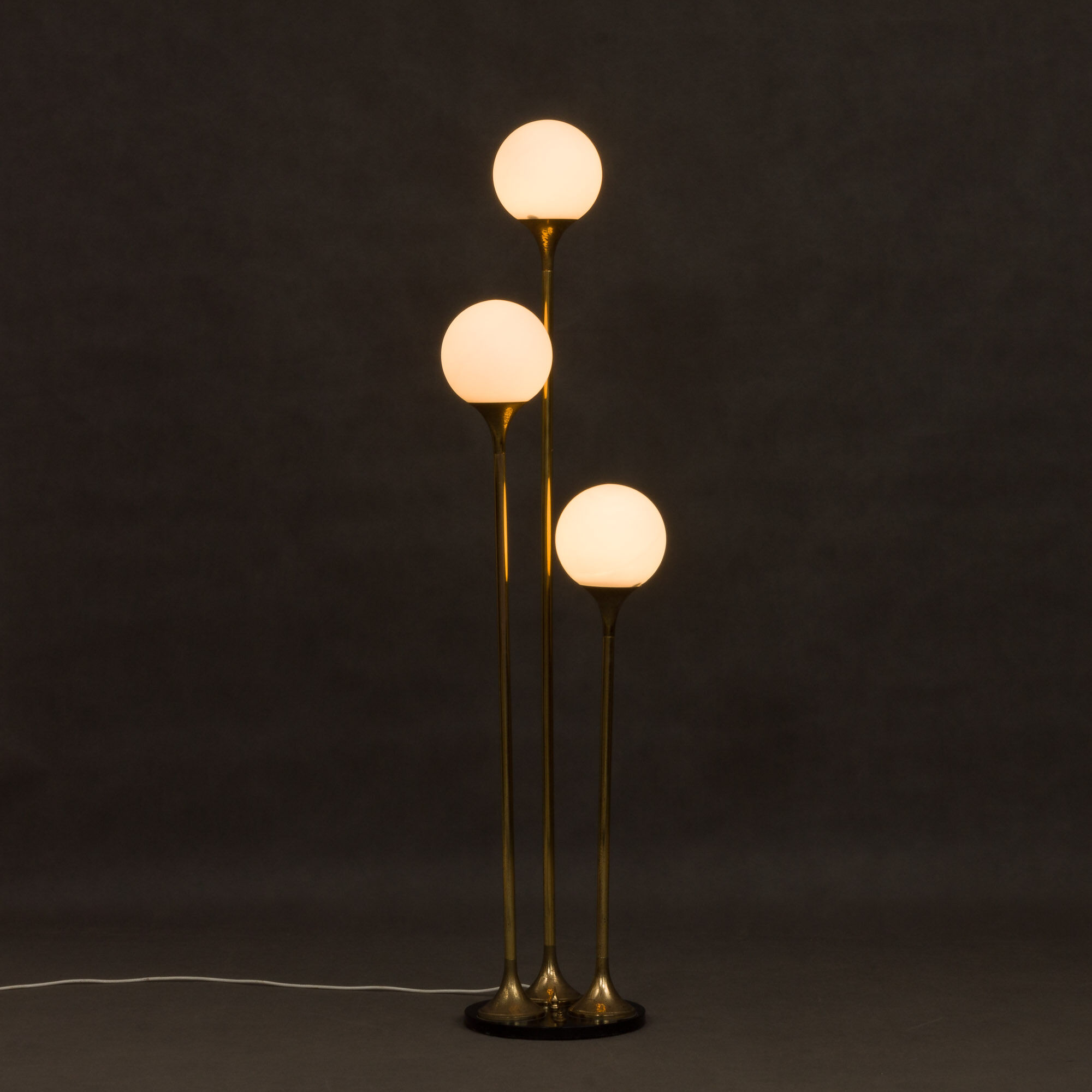 Italian brass floor lamp