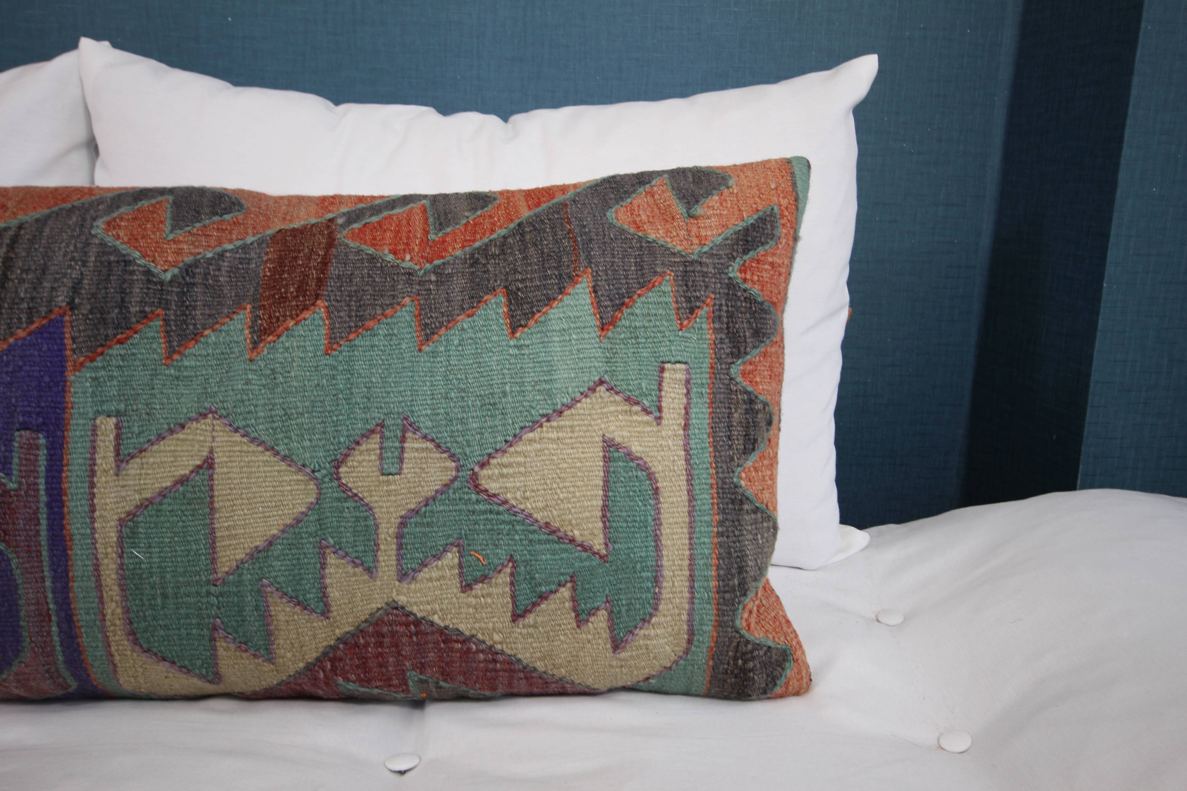Kilim Pillow Covers 40 x 120 cm Lumbar Cushion For Sofa -Decorative Pillow Bedding Decor