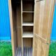 Vintage 1960s wooden school locker