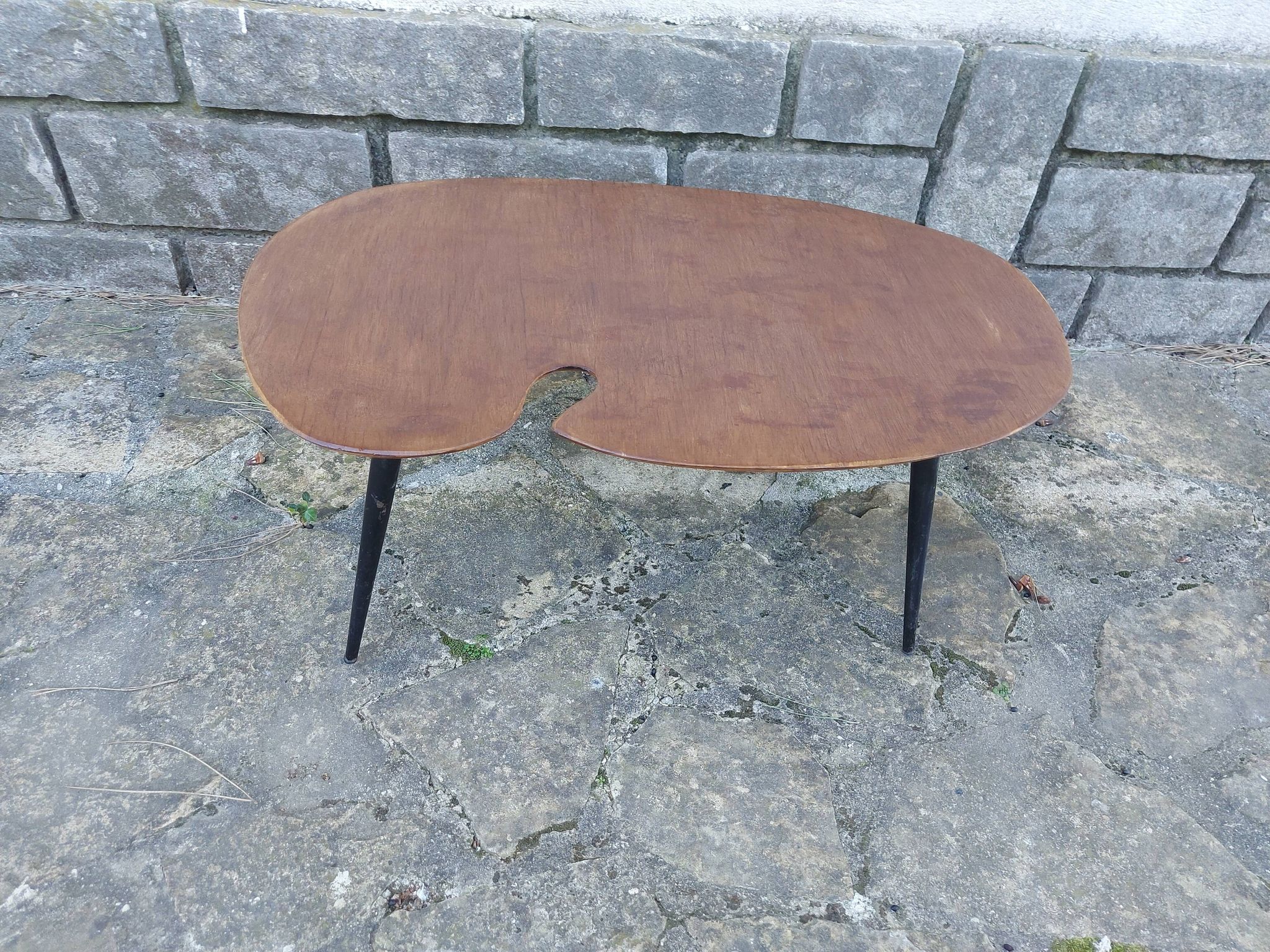 Coffee table bean design 60's