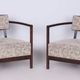 Czech Art Deco Beech Armchairs by H. Kučerová-Záveská, 1980s, Set of 2