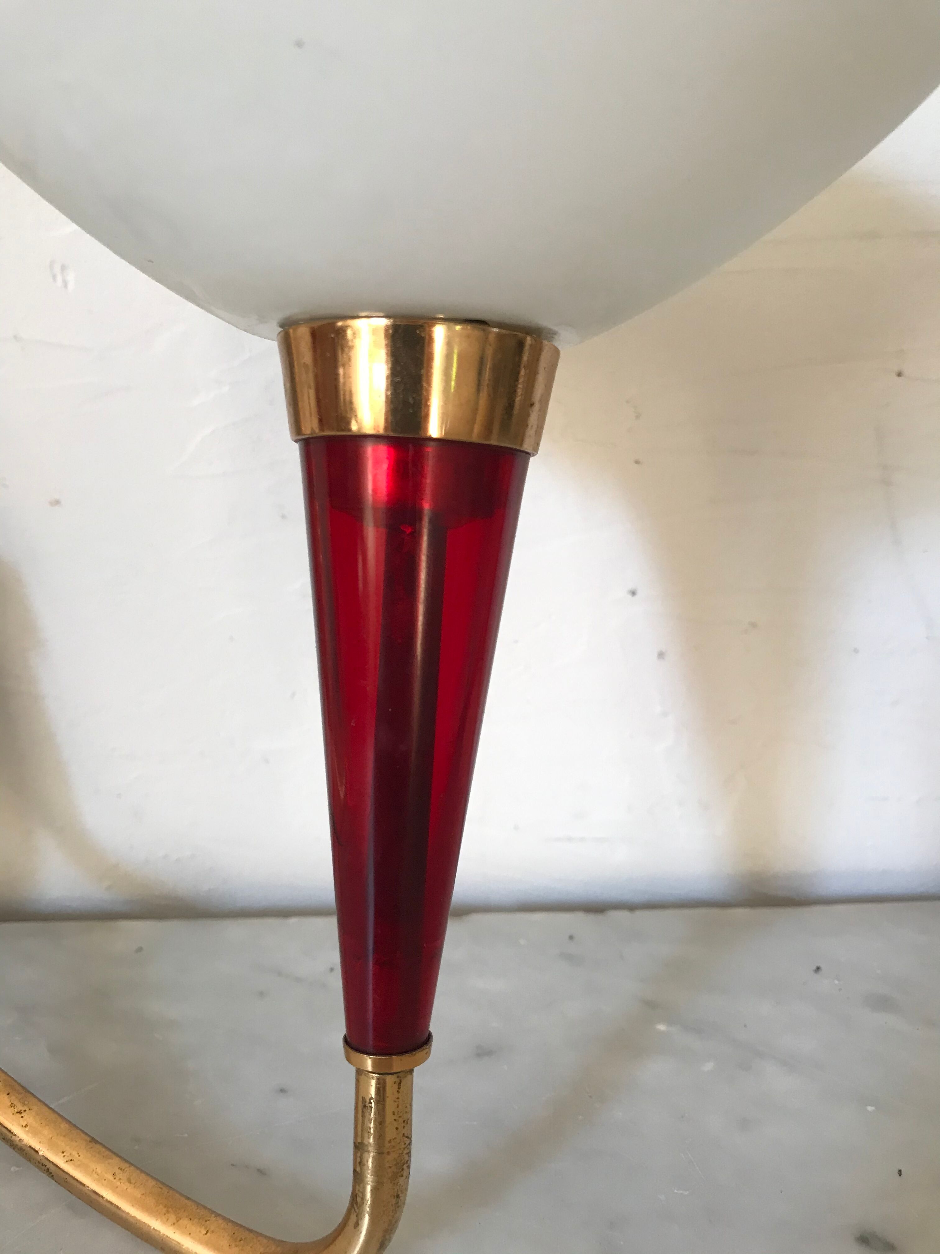 Vintage opaline sconce