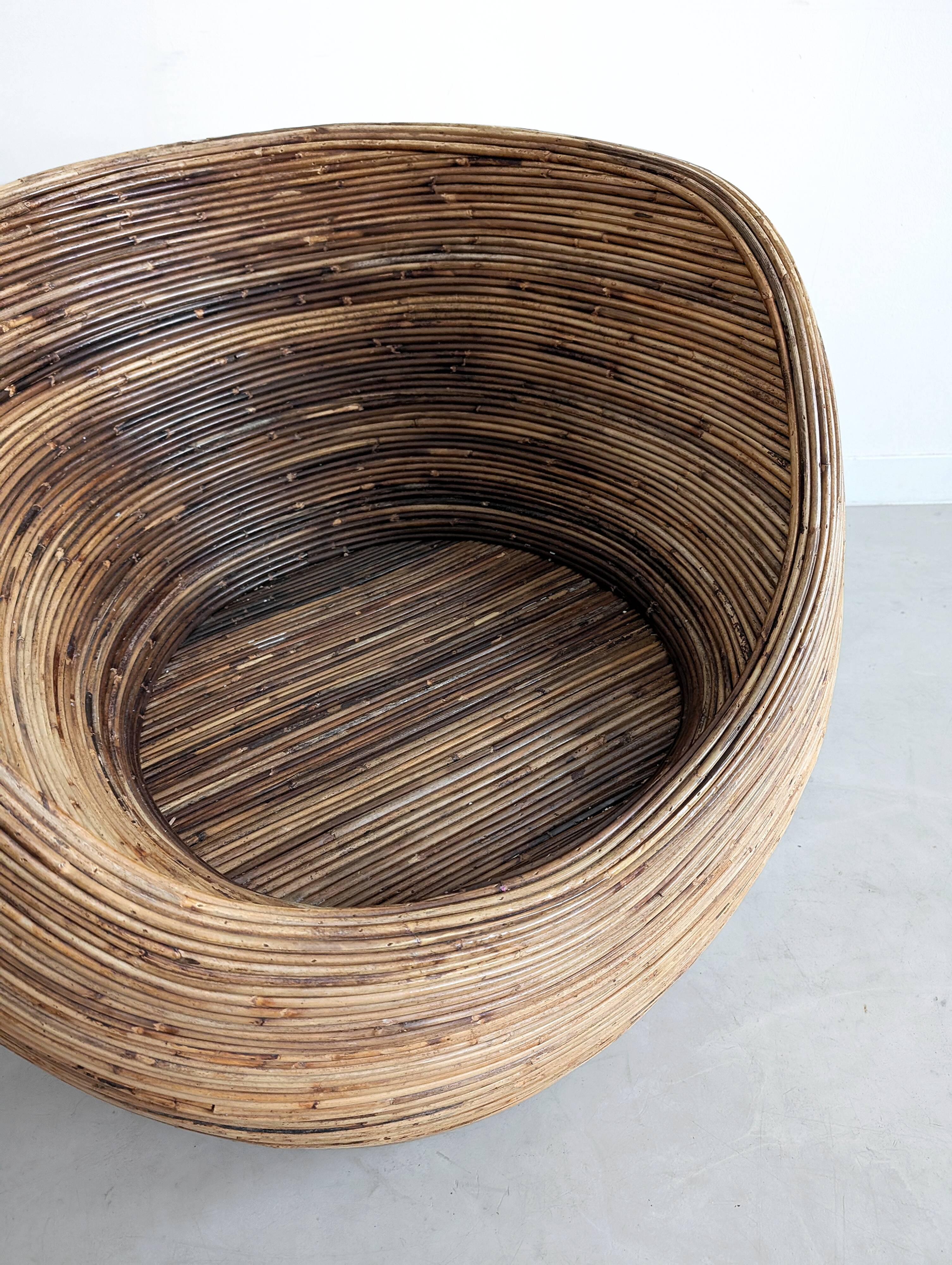 Pencil Reed 'Sarang' Chair by Habitat 1980s