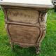 Commode ancienne plateau bois style louis xvi