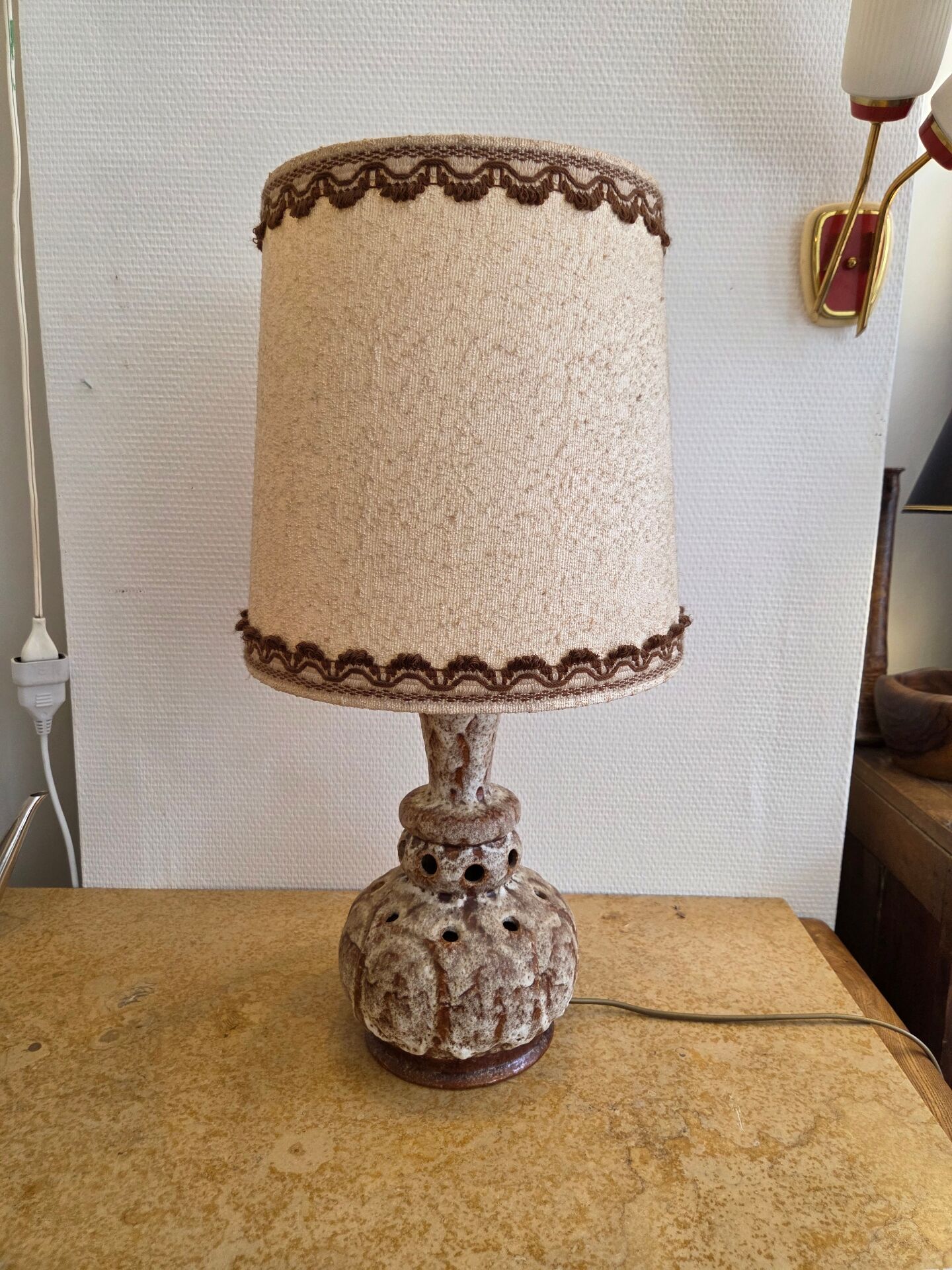 Ceramic lamp "Fat Lava", 1960s