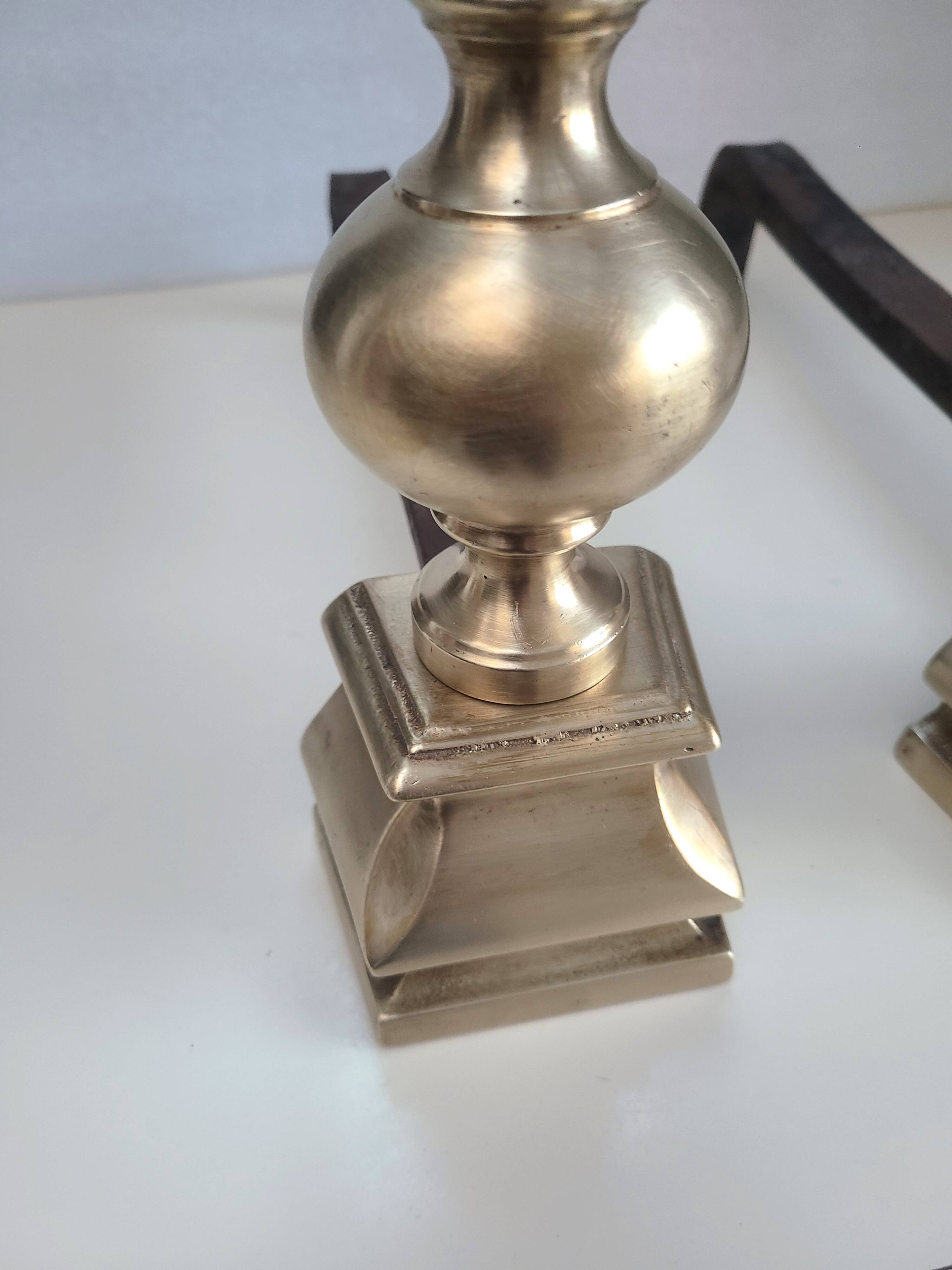 Louis Philippe andirons