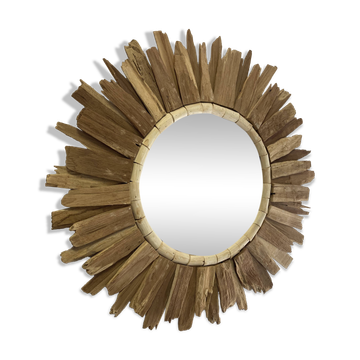 Miroir en bois flotté