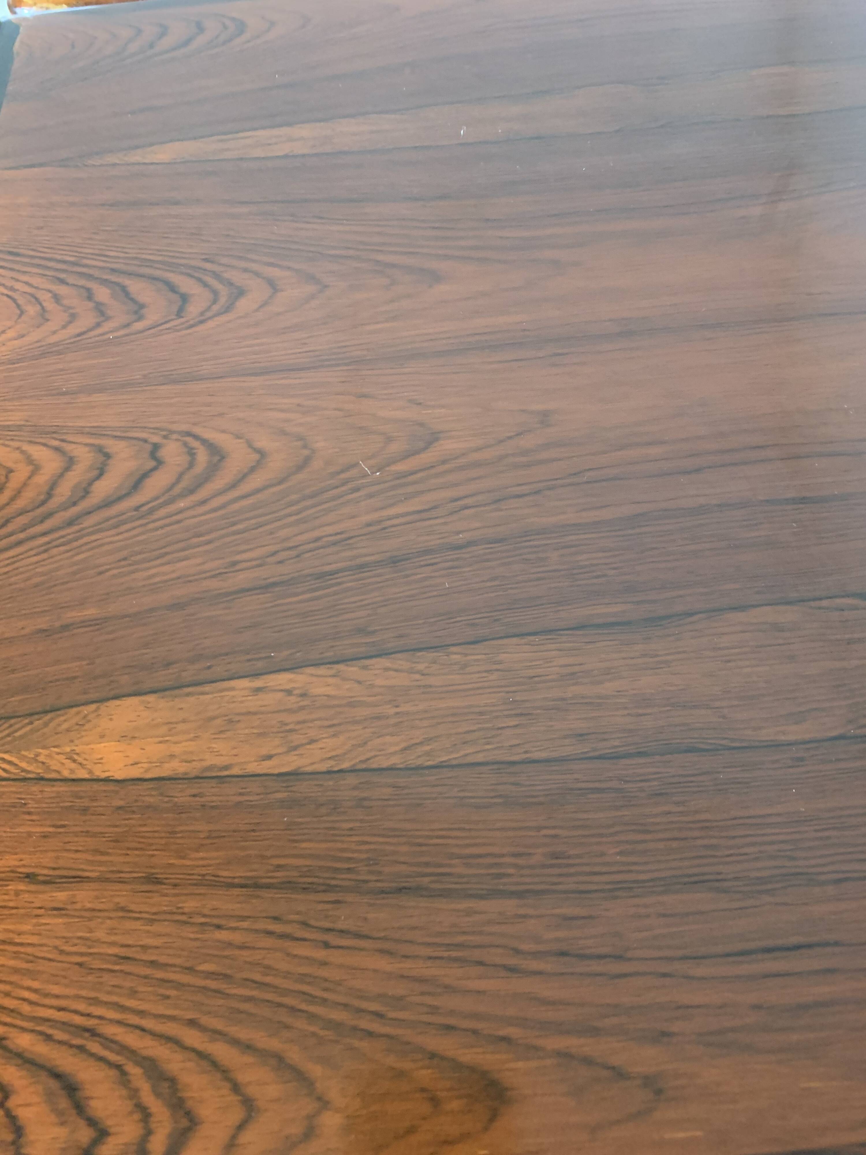 Danish rosewood dining table with extensions, 1960s