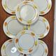 Set of porcelain plates Moulin des Loups