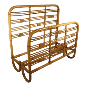 Head and footboard in rattan