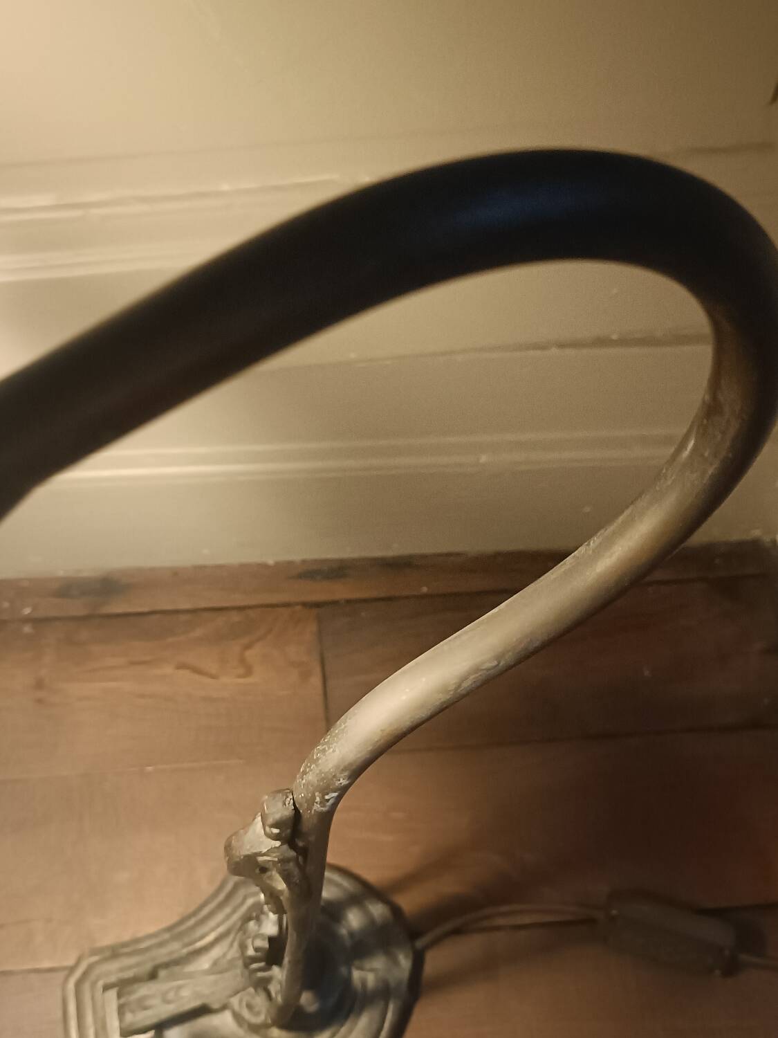 Art Deco gooseneck lamp