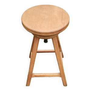 Petit tabouret réglable - massif