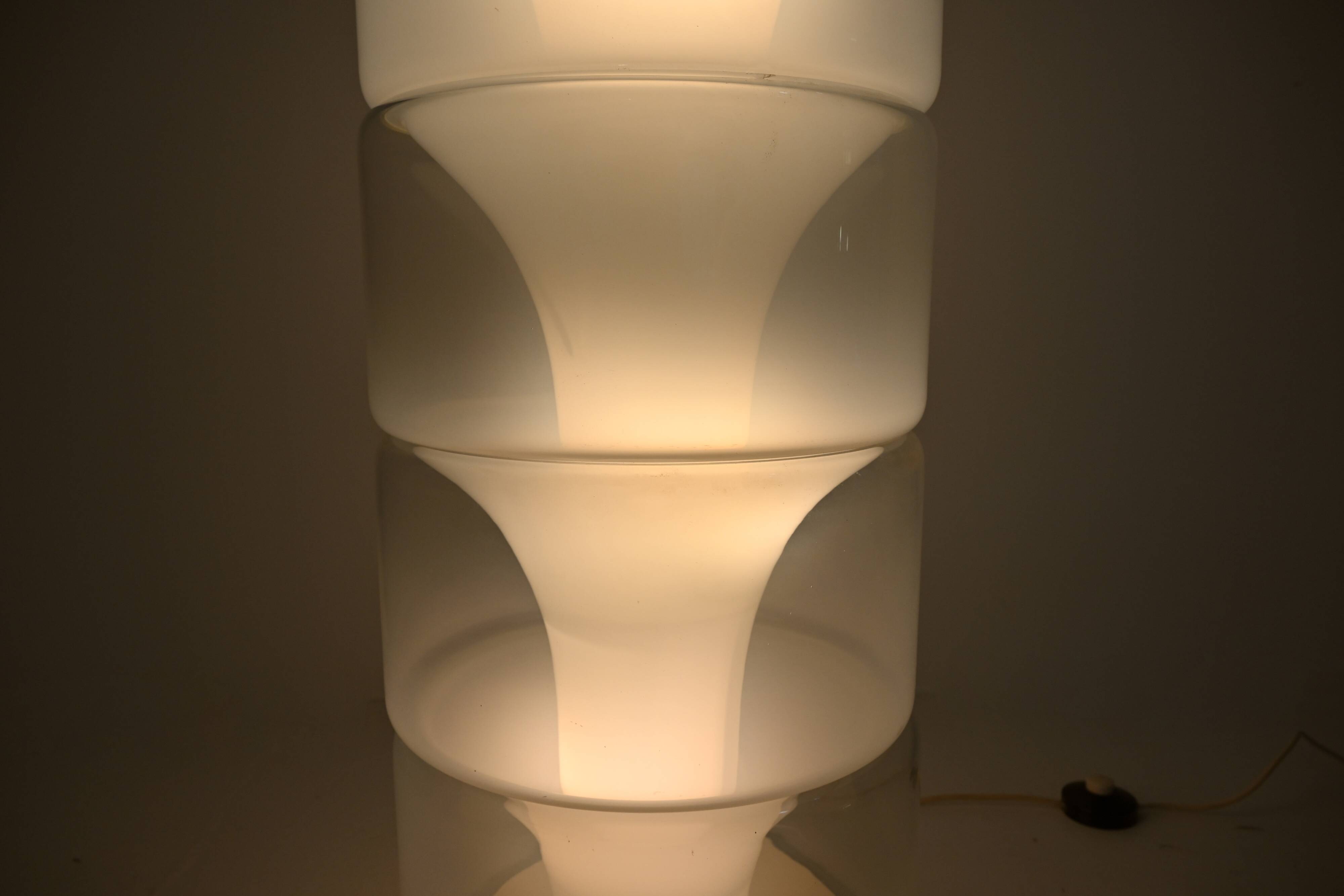 Sfumato LT316 floor lamp in Murano glass by Carlo Nason for Mazzega, year