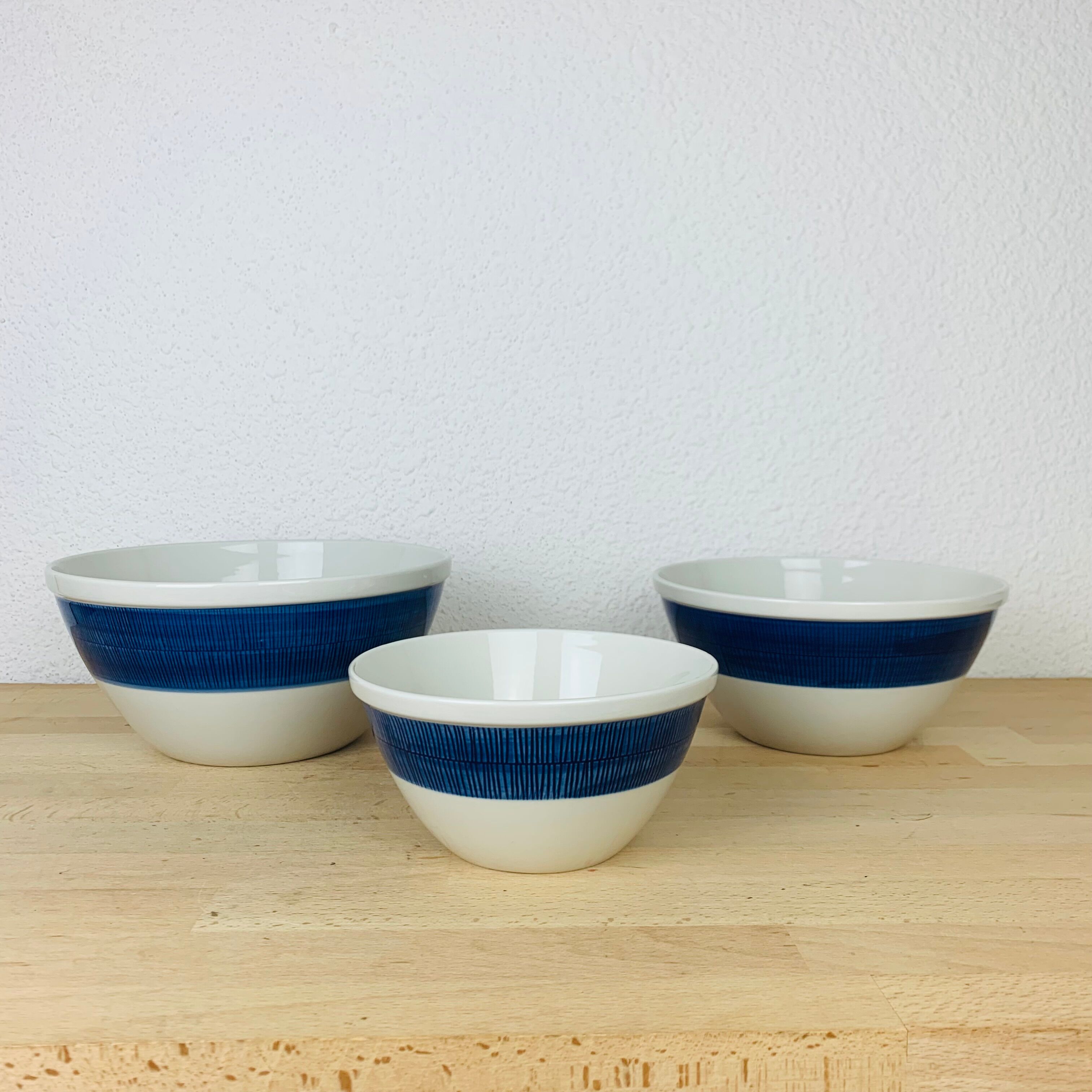 3 Koka ceramic salad bowls by Rörstrand Sweden, Scandinavian