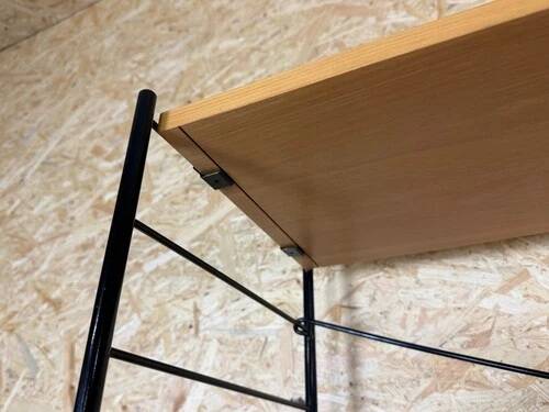 1960s 1970s Ash Shelving System Wall Unit from WHB Germany