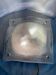 Vintage 70's wall light in white Murano glass