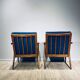 Paire de fauteuils Ton vintage 60