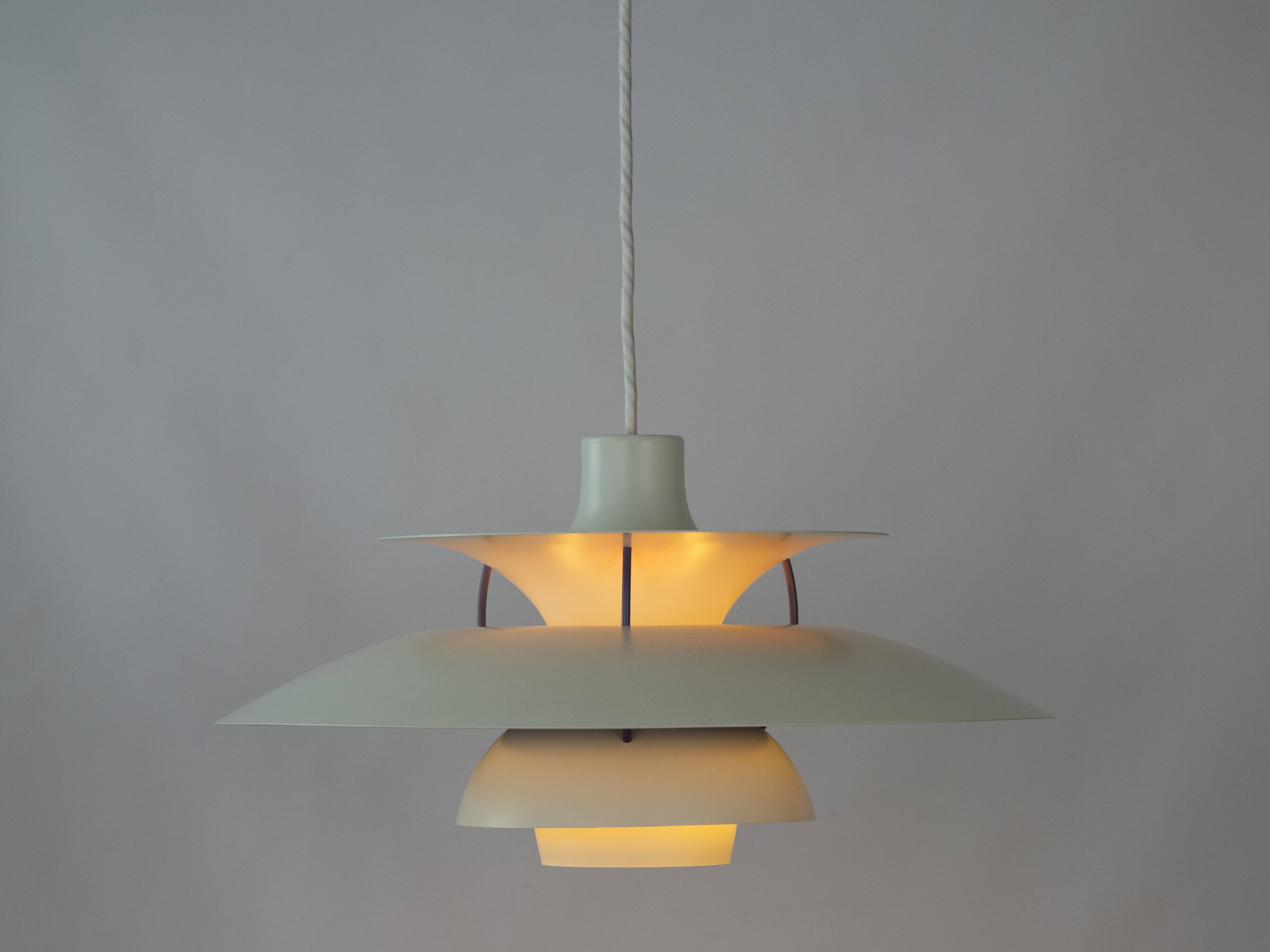 Suspension vintage danoise PH 5 par Poul Henningsen, Louis Poulsen, 1958